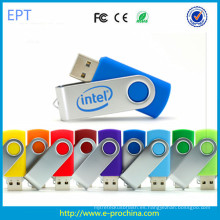 Coloridos regalos baratos de promoción USB / giratorio USB Flash Drives (ET566)